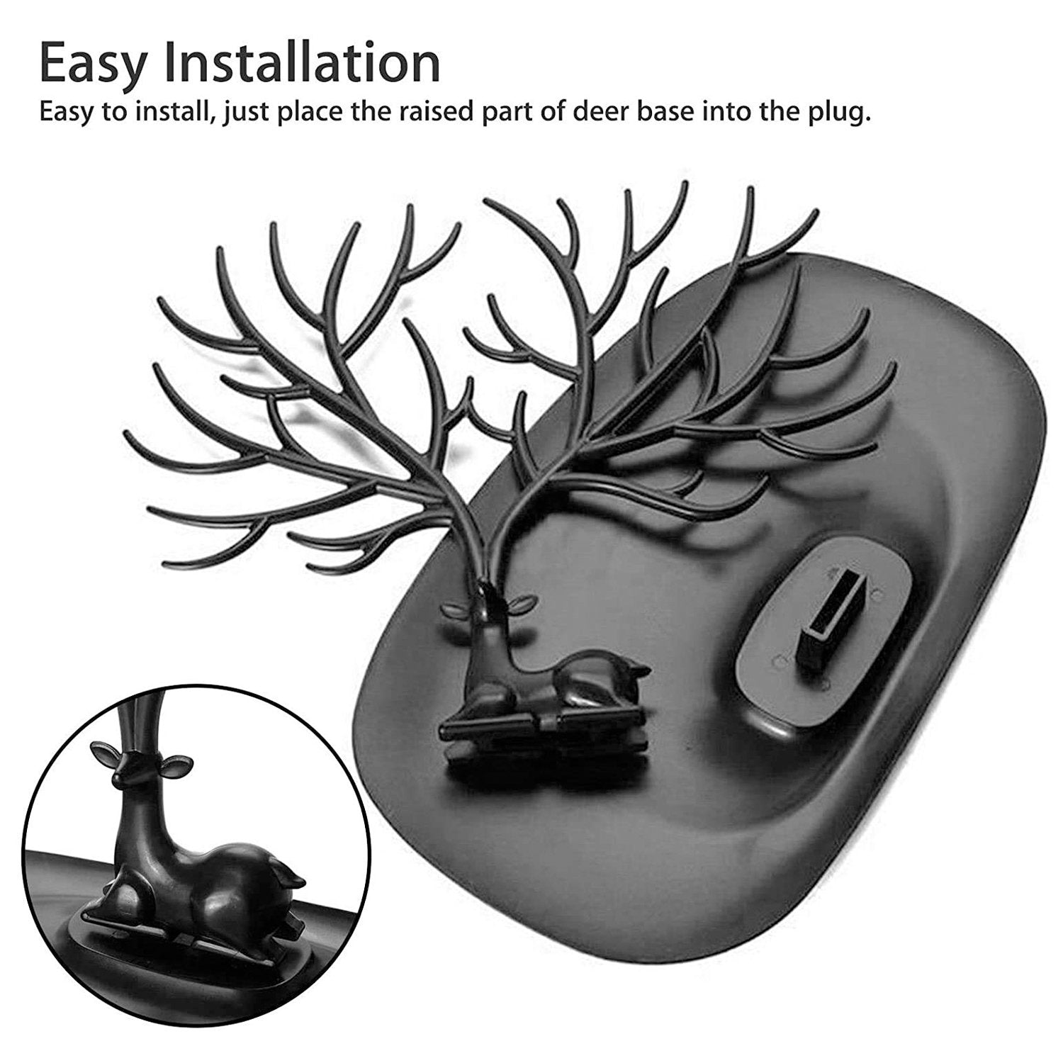 1788 Deer Shaped Jewellery Display Holder Earring Necklace Holder Organiser (1Pc Only) 1788 Deer Shaped Jewellery Display Holder Earring Necklace Holder Organiser (1Pc Only)